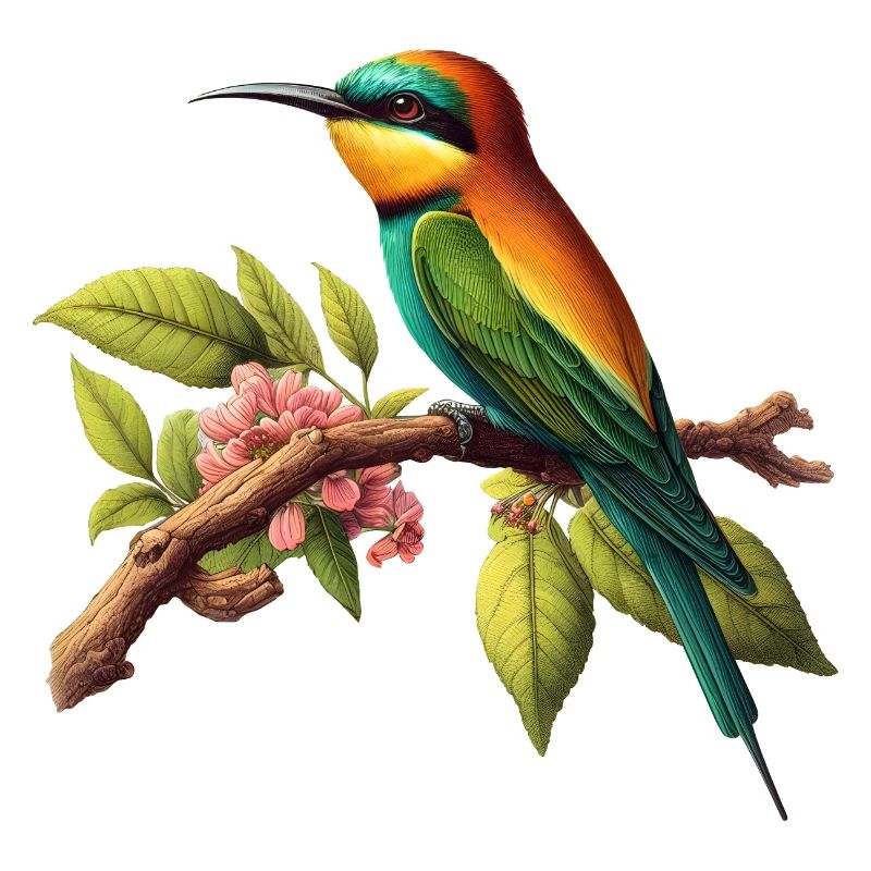 Guêpier Merops Apiaster Oiseau