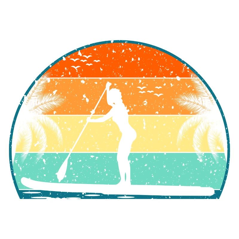 Rétro paddle paddle surf paddle surf paddle surf