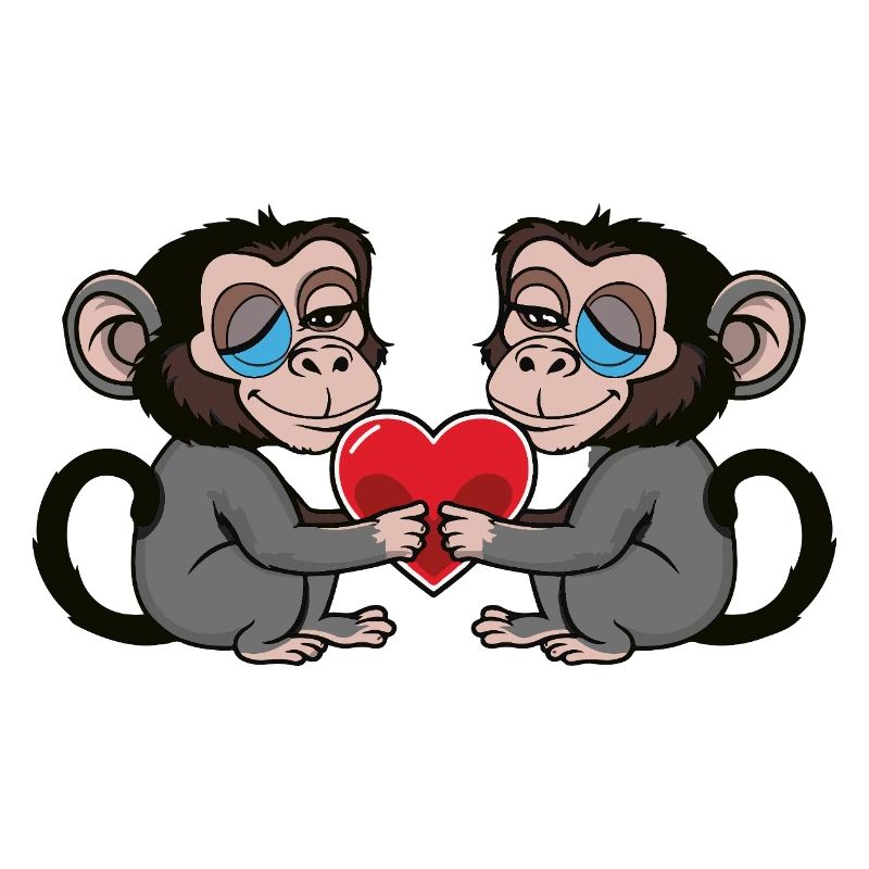 Coeur de Singe Saint-Valentin