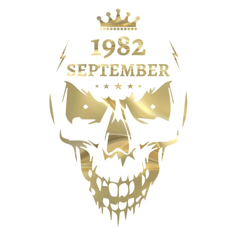 Septembre 1982 Skull Gold