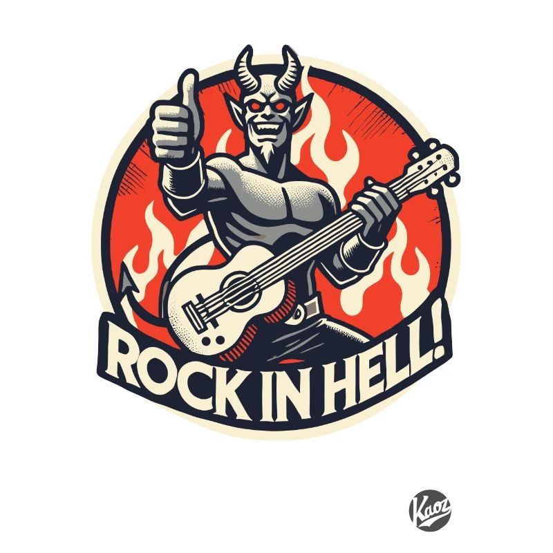 Devilish Guitar Player – Rock in Hell
