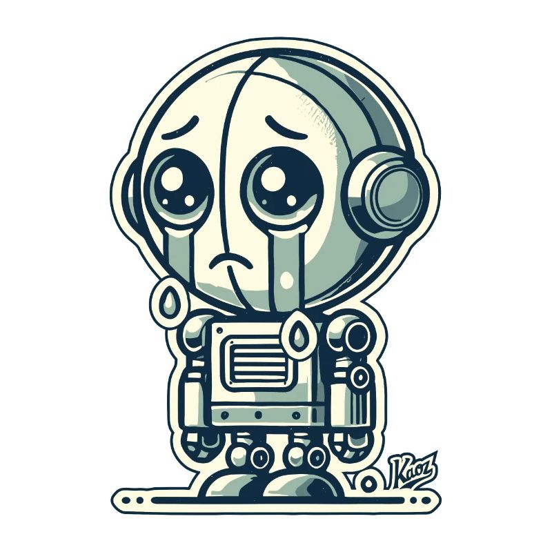 Everything will be alright, sad little robot