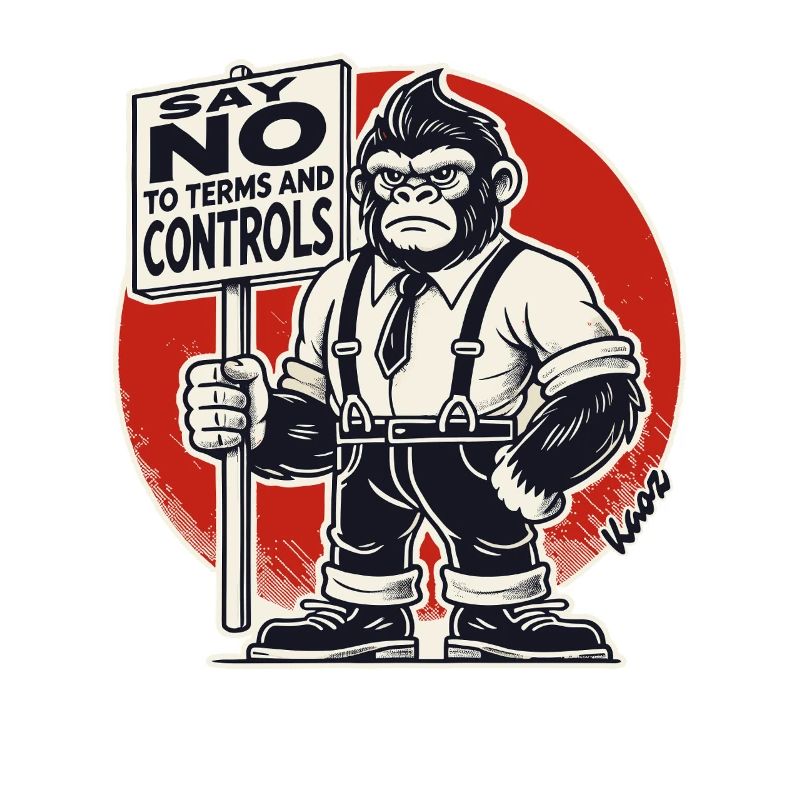 Gorilla Protest: Say No to Rules & Control!