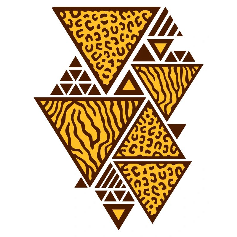 Triangle pattern (Tiger / Leopard)
