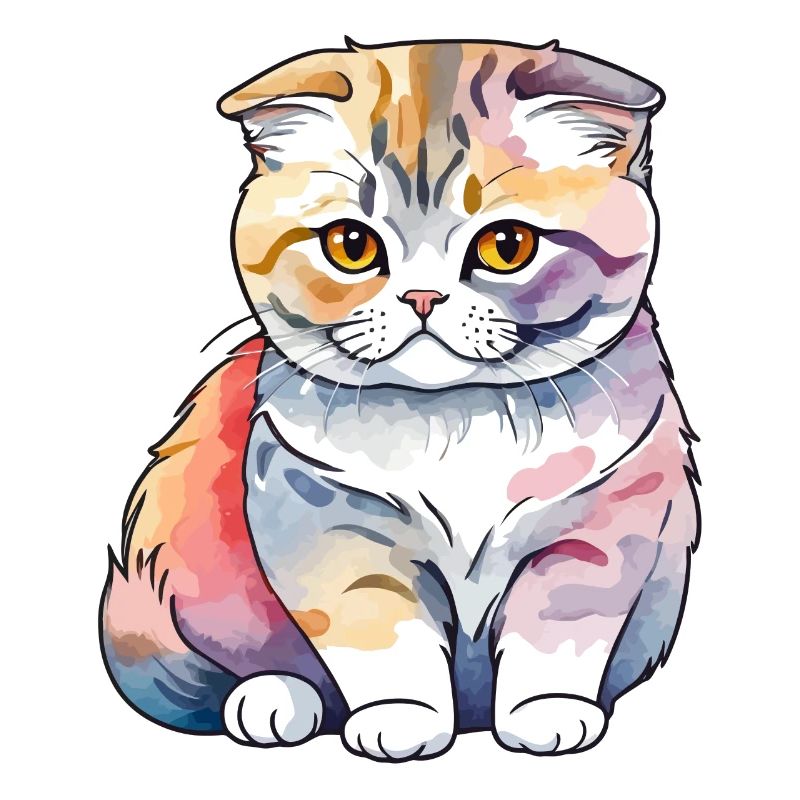 Scottish Fold Scottish Fold-Eared Cat