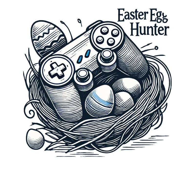 Conception de la manette de jeu Easter Egg Hunter