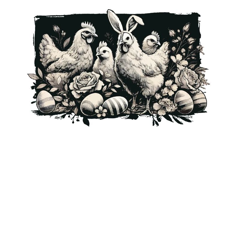 Easter Chickens Chicks Retro Aesthetic