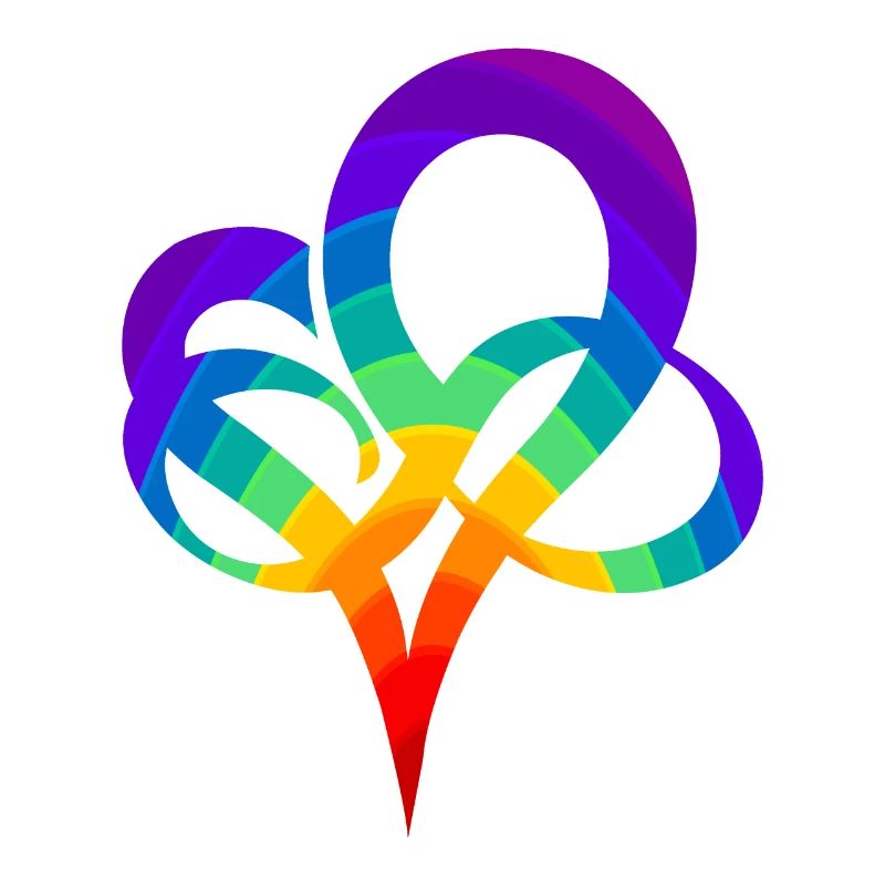 Regenbogen Herz