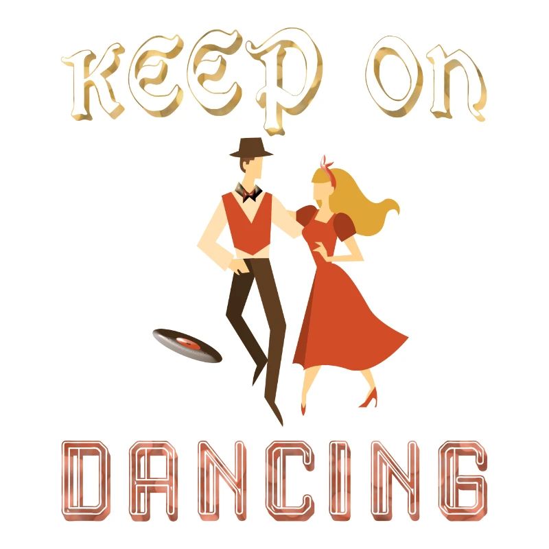 Keep on dancing, continuez à danser, danseur vinyl