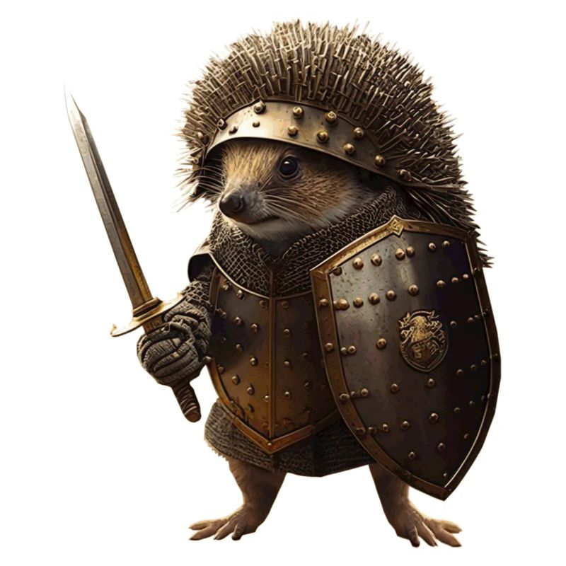Igel der Welt, schützt euch durch eine Rüstung