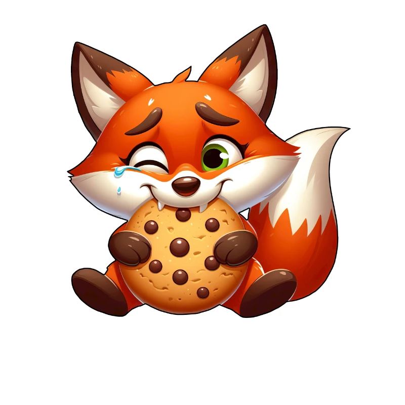 Red Fox Cookie Candy Dessert Biscuit