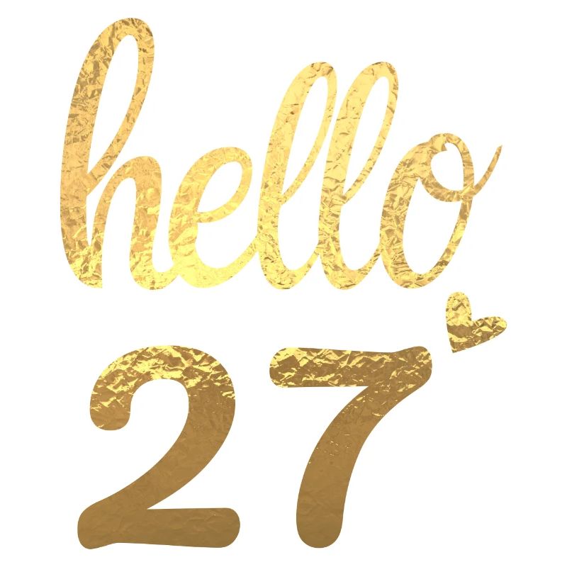 Hello 27 doré