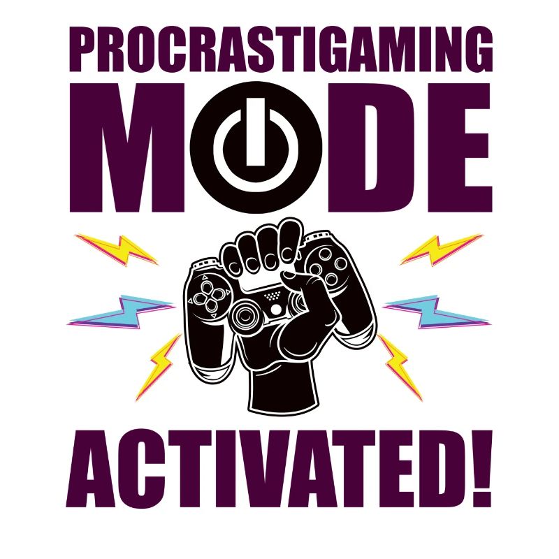 Gamer Procrastimode de jeu activé