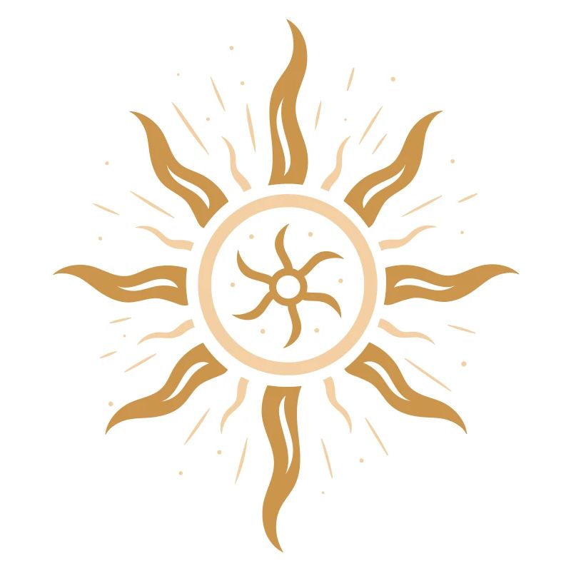 Roue de pompiers du solstice d’été - symbole de la puissance du soleil