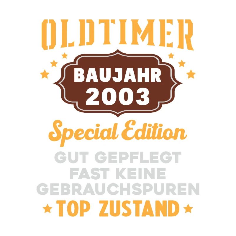 Oldtimer Baujahr 2003 Geburtstagsgeschenk