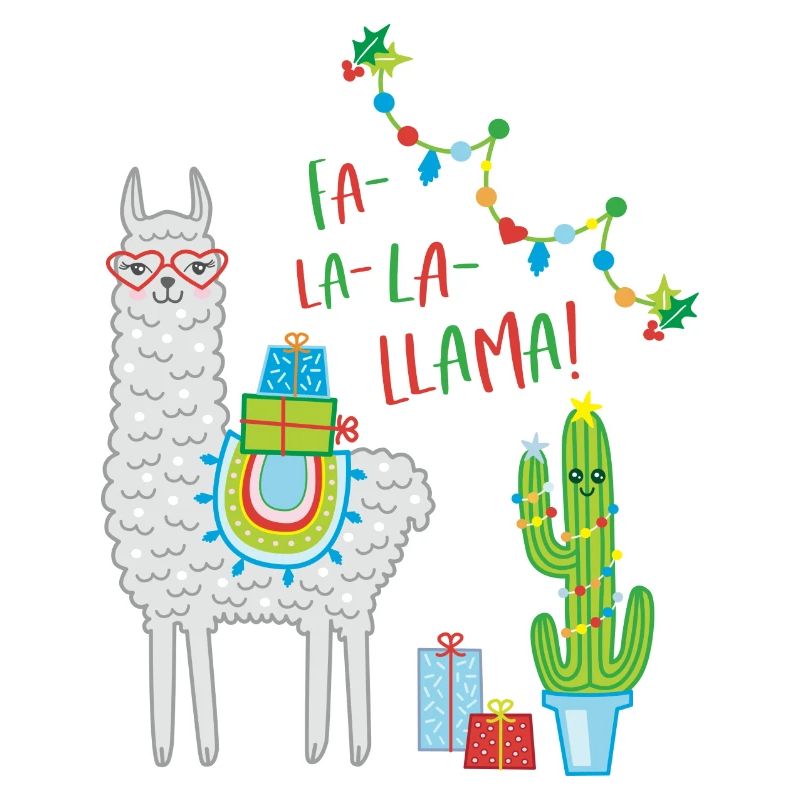 Fa la Llama Pull de Noël Cadeau de Noël
