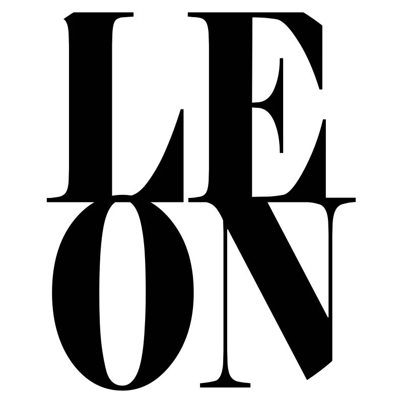 Leon Name First Name Modern Font Word Art