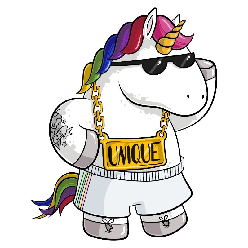 Unique Comic Einhorn