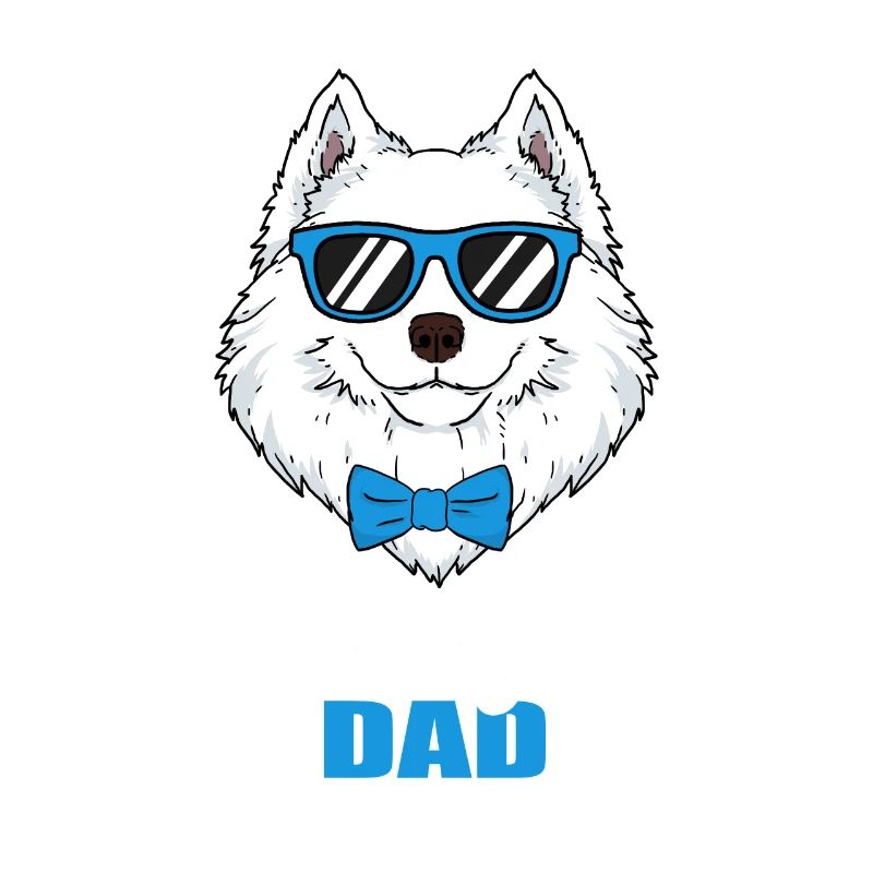 Cool Samoyed Dad Dog Gift