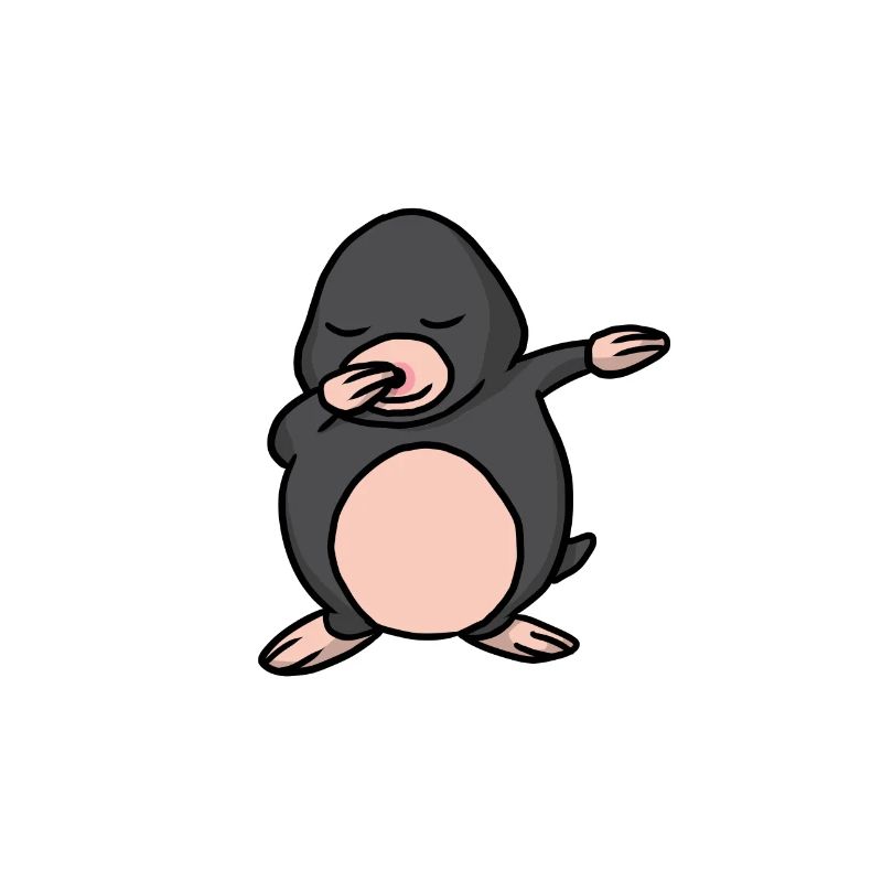 Funny Dabbing Mole Dab Dance Talpidae Lover Gift