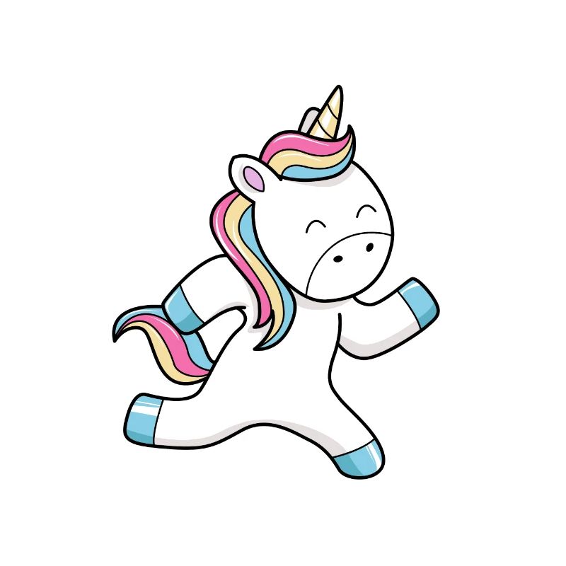 Licorne en cours d'exécution