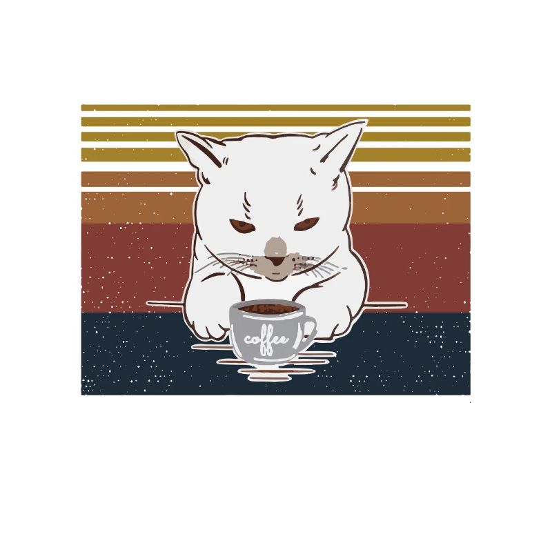 Drink Coffee hate Peope know things Katze Cat