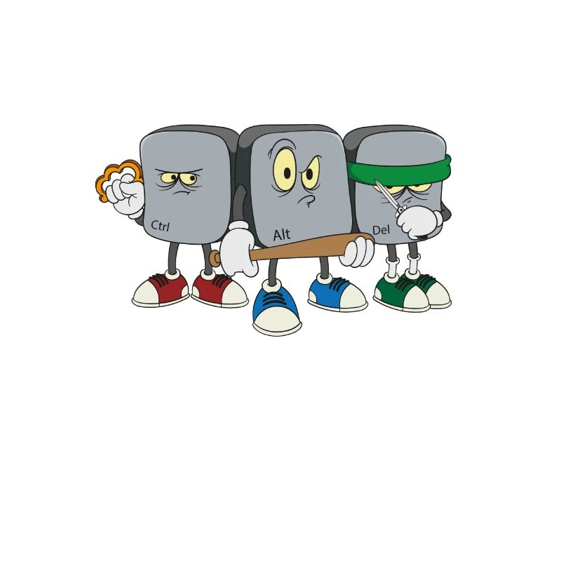 Informatiker Programmierer Strg Alt Entf Computer