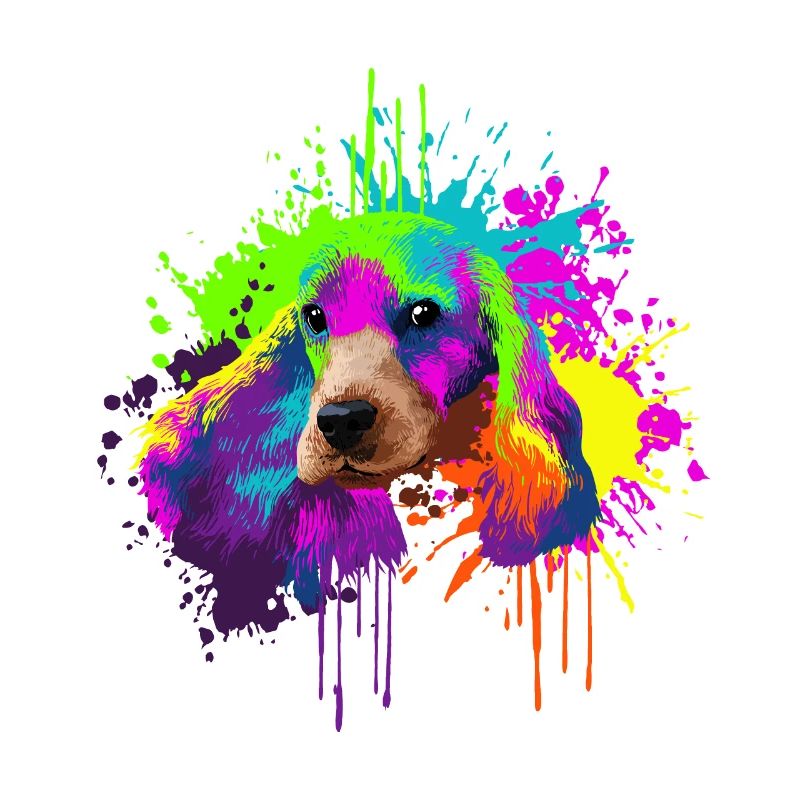 Splash Art Cocker Spaniel Hundehalter Geschenk