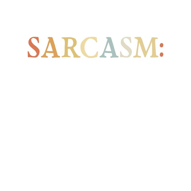 Sarkasmus Geschenke Sarcasm its how I hug