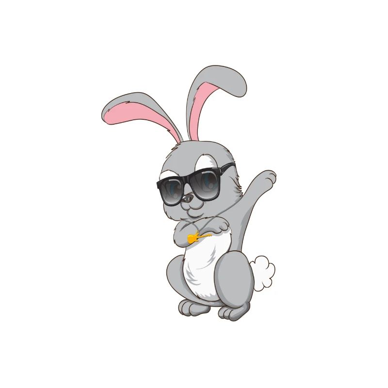 Dabbing Easter Easter Let's Rock Dancing