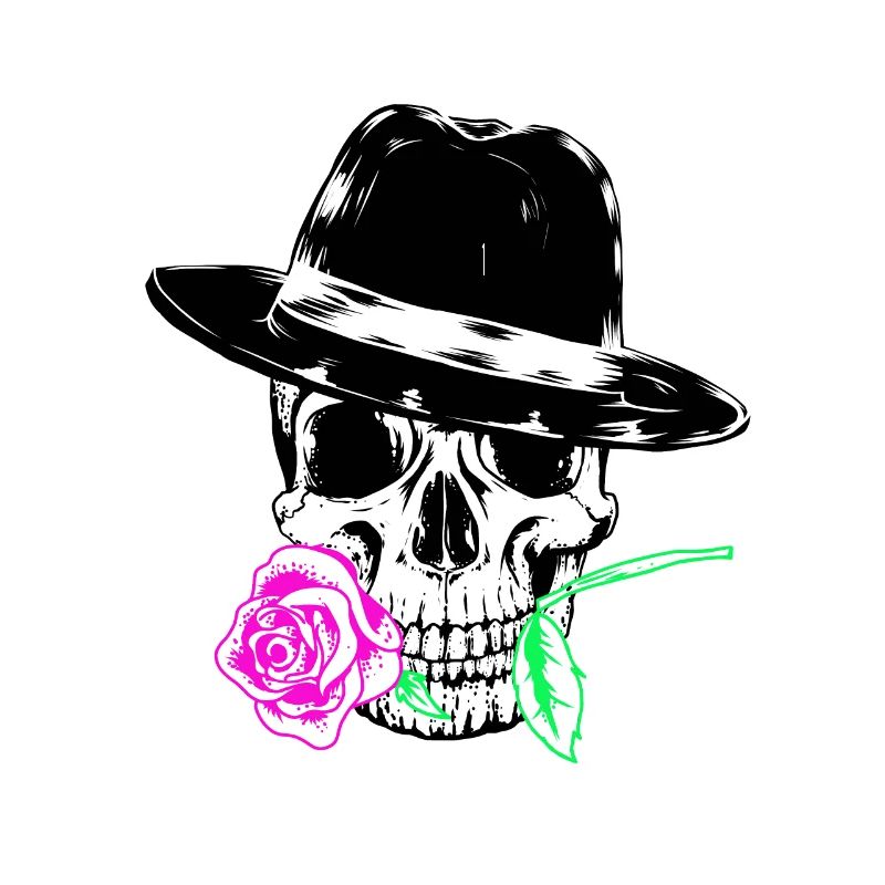 Romantic Skull Skull Gentleman Casanova
