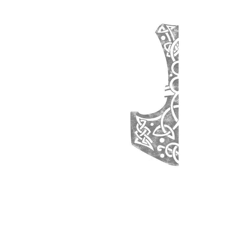 Der Hammer von Thor mit Blitzen - Mjölnir