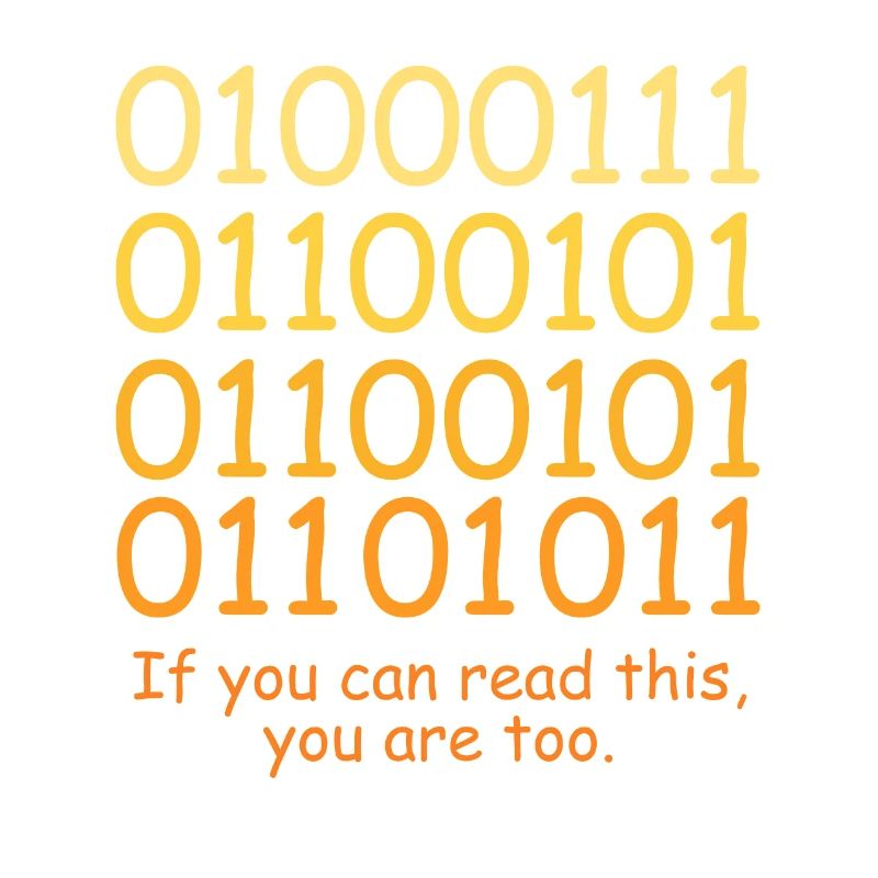 Lustiges Code Binärcode Design für Nerds Geeks