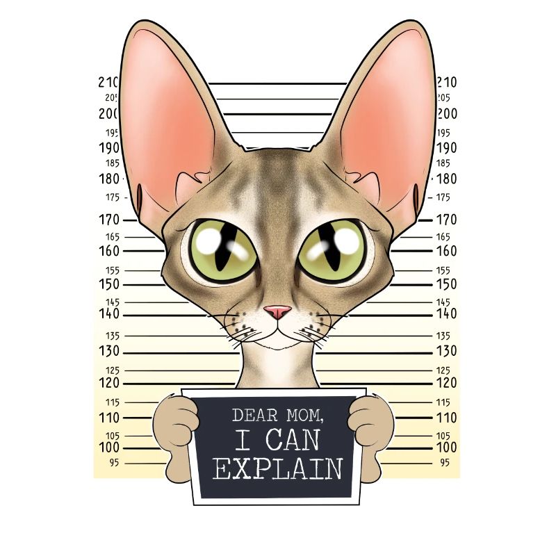 Devon Rex Cat Mom - Chère maman que je peux expliquer