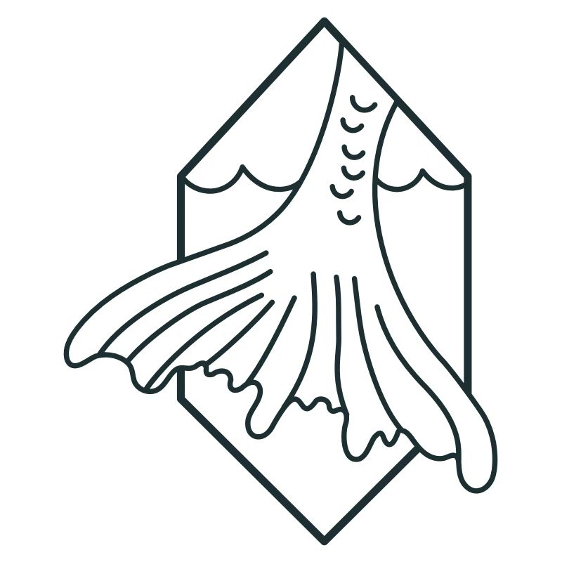 Queue de sirène vers le bas