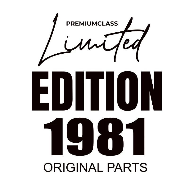 Édition limitée 1981