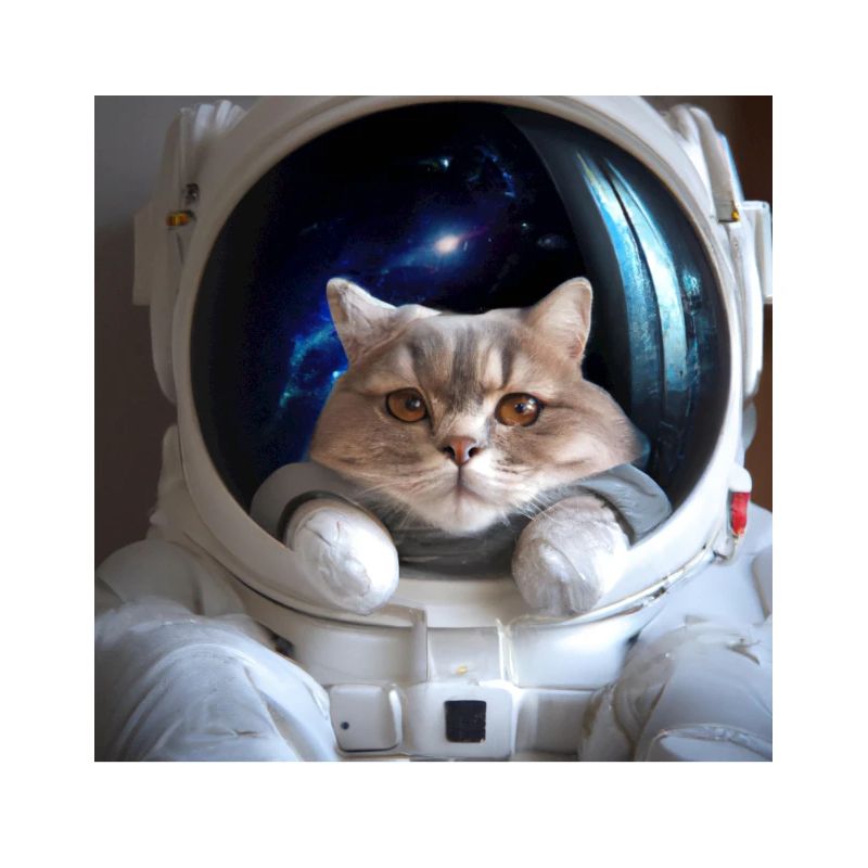 Chat dans l’espace