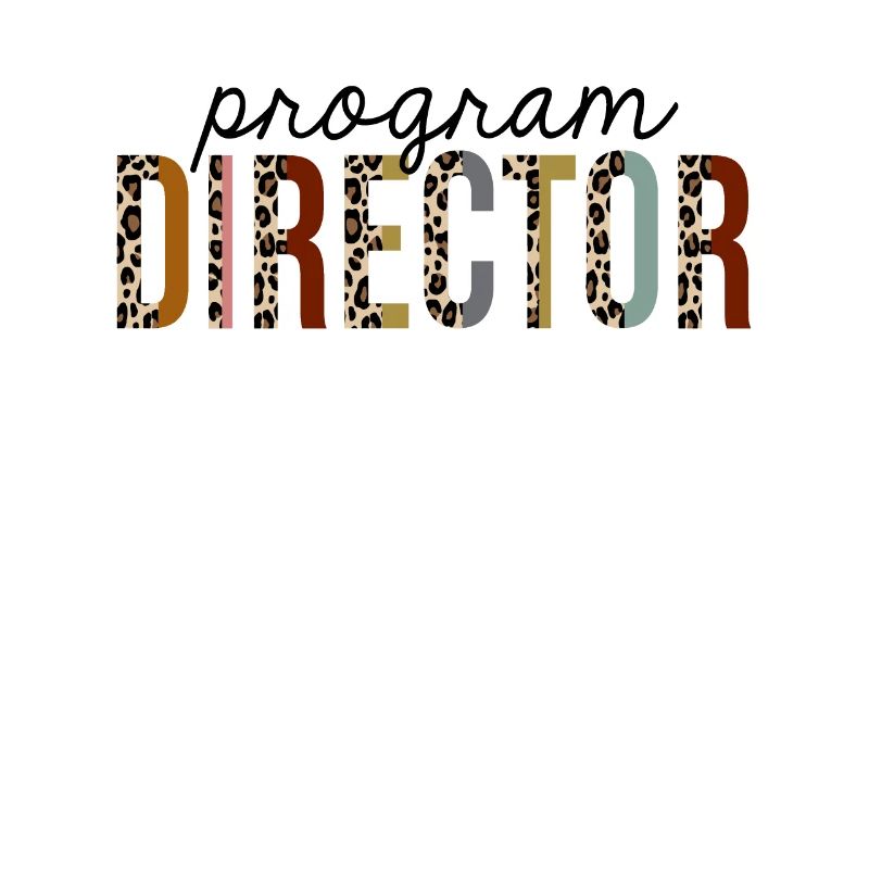 Programmdirektor Leopard Print Funny