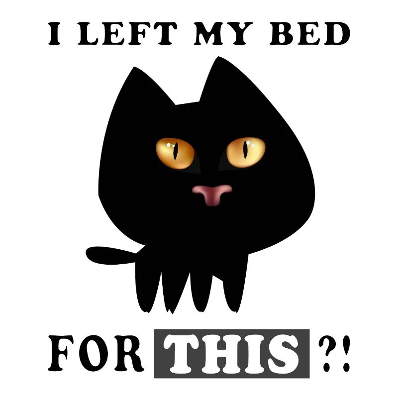 THAT'S why I left my BED?