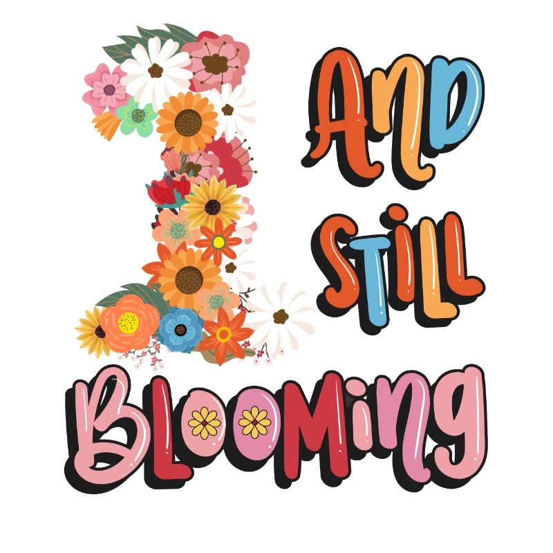 1 Und Immer Noch Blühende Mädchen Floral 1.