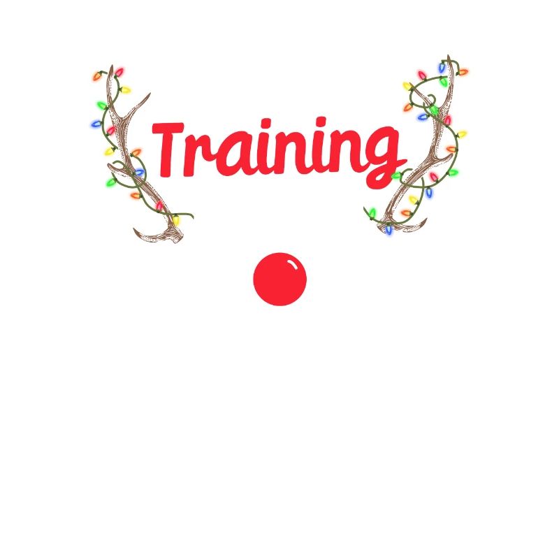 Reindeer Training Squad Team Runner Christmas