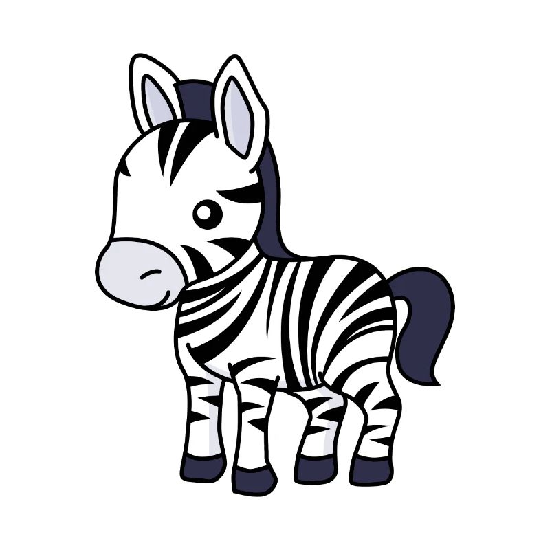 Zebra Comic Animal