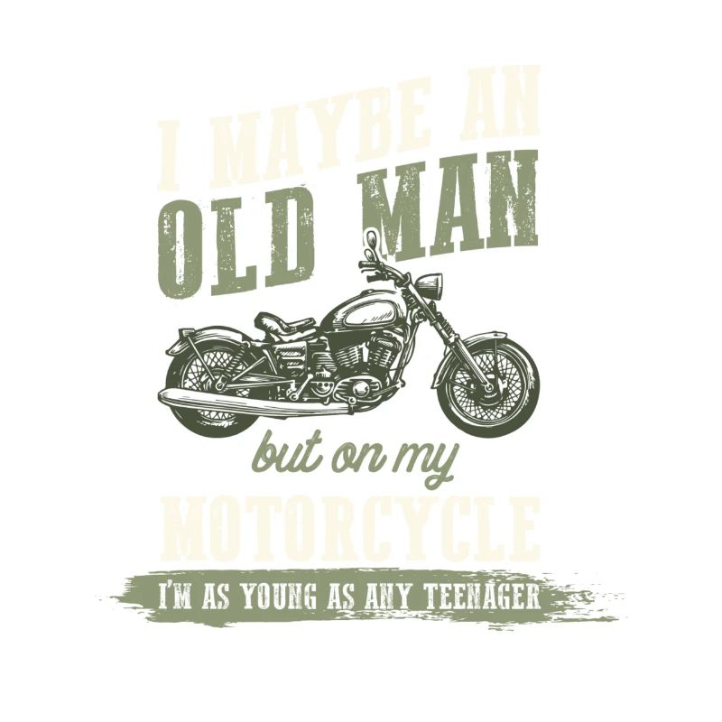motorrad alter mann