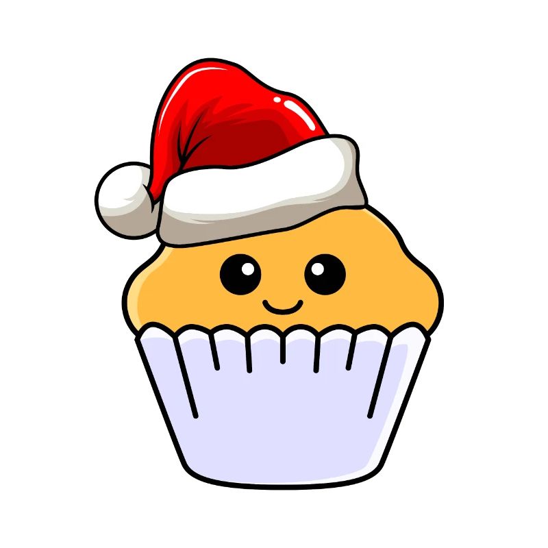 Muffin Christmas Comic Noël