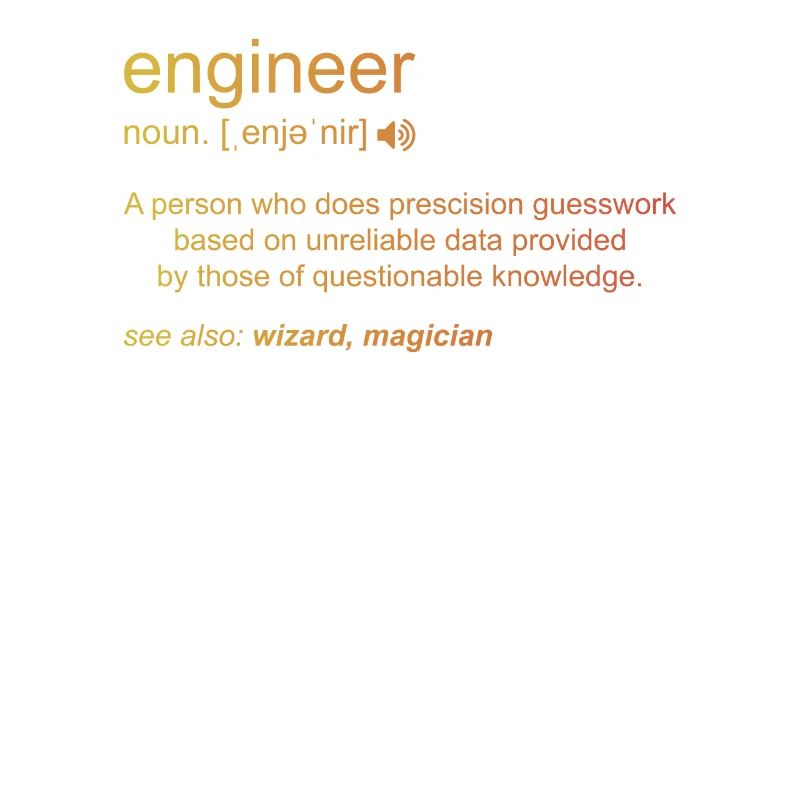 Engineer Definition Cool Engineering Mechanical