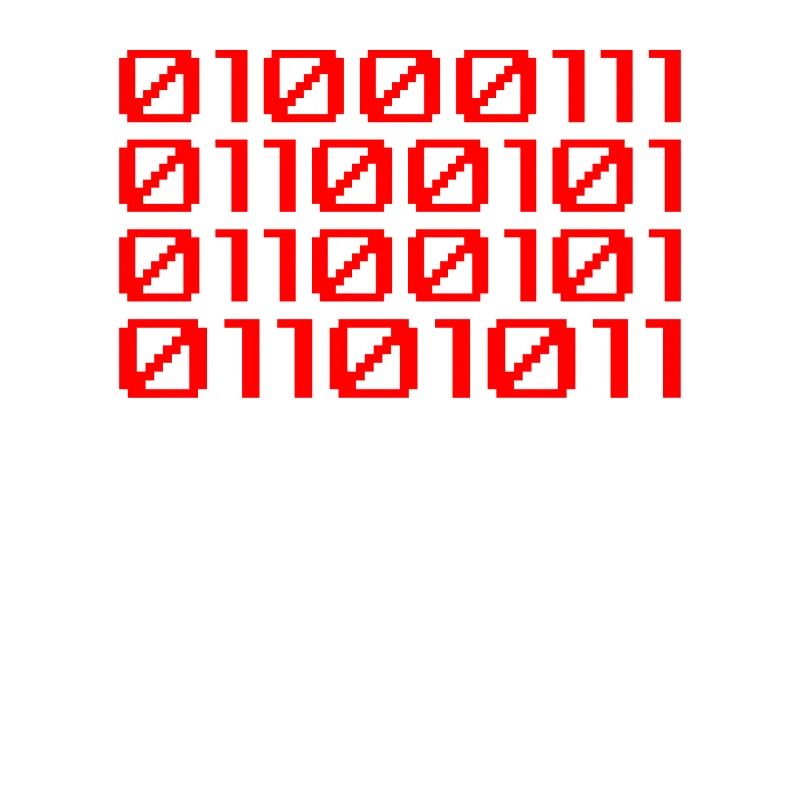 Lustiger Entwickler Binärcode Programmierer Entwickler