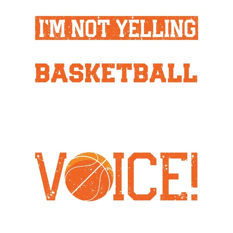Je ne crie pas, c’est juste mon basket