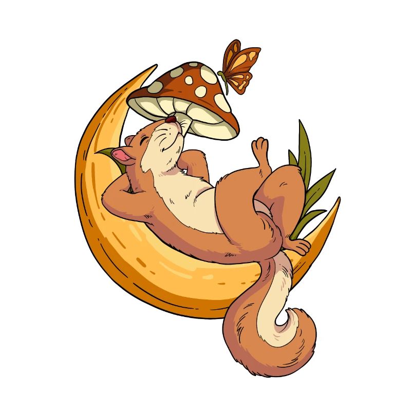 Cottagecore Eichhörnchen