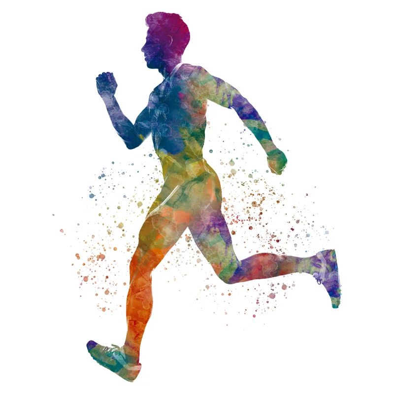 Athlète coureur