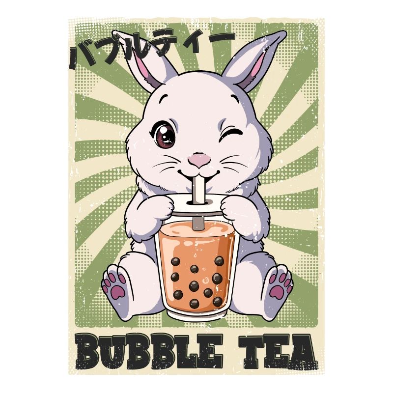 Boba Tea Rabbit Bubble Tea